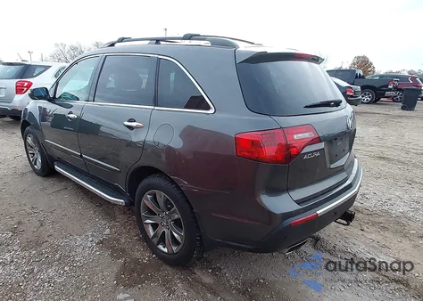 2011 Acura Mdx Advance Package z USA, uszkodzony, nr VIN 2HNYD2H79BH514054